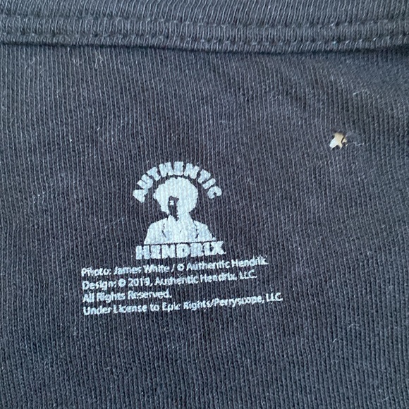 Chaser Distressed Splatter Jimmy Hendrix T-Shirt Size S - Picture 6 of 6